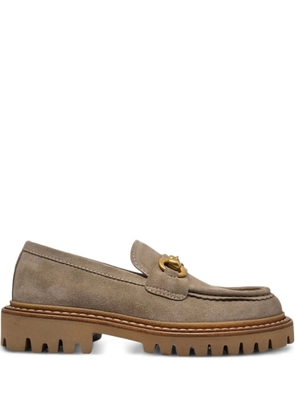 Henderson Baracco 35mm suede loafers - Neutrals