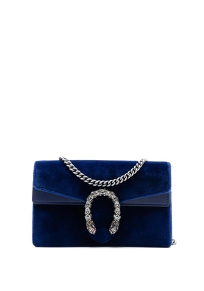 Gucci Pre-Owned 2016-2025 Mini Velvet Dionysus crossbody bag - Blue