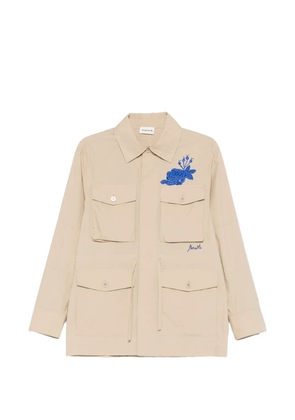 P.A.R.O.S.H. floral-embroidered jacket - Neutrals