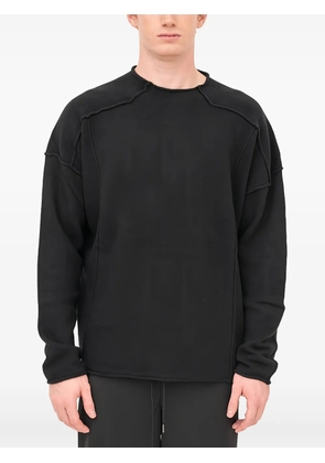 Isabel Benenato crew-neck sweater - Black