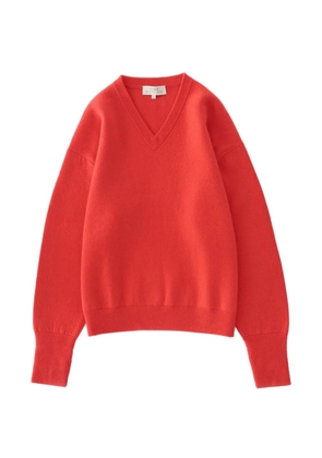 Studio Nicholson Loch V-neck sweater - Red