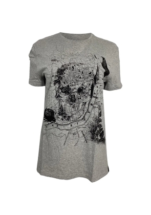 Alexander McQueen Pre-Owned skull-print T-shirt - Grey