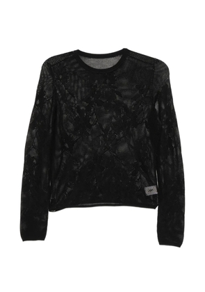 LESS jacquard top - Black