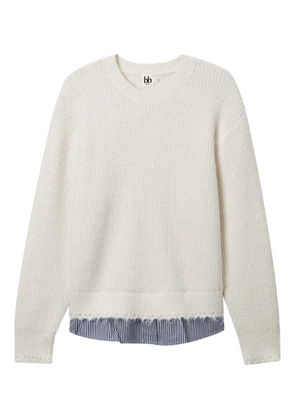 b+ab round-neck sweater - Neutrals