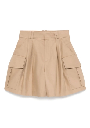 Dice Kayek cotton shorts - Neutrals