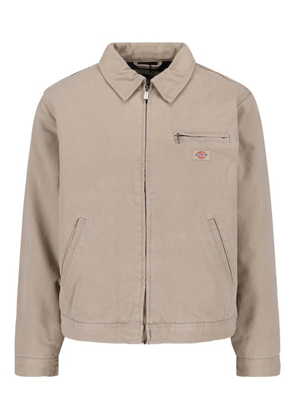 DICKIES canvas zipped jacket - Neutrals