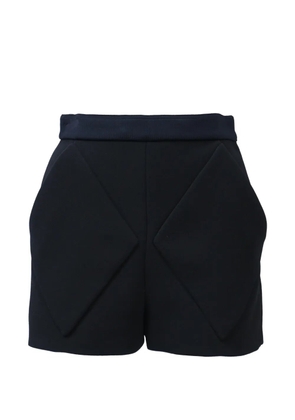Balenciaga Pre-Owned panelled mini shorts - Black