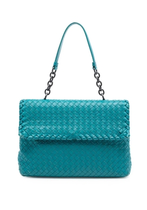 Bottega Veneta Pre-Owned 2012-2025 Medium Nappa Intrecciato Olimpia shoulder bag - Blue