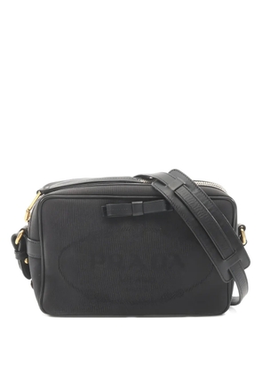 Prada Pre-Owned 1990s logo jacquard shoulder bag - Black