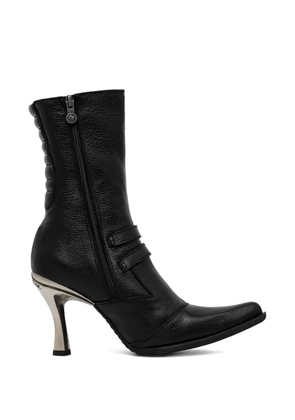 NEW ROCK buckle-detail boots - Black
