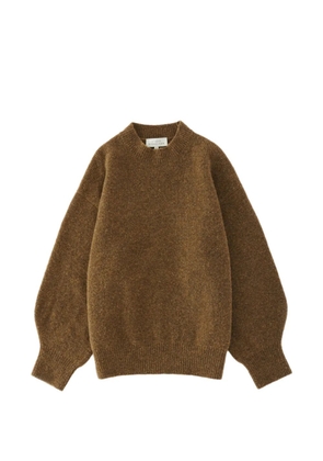 Studio Nicholson Sirio ribbed crewneck sweater - Brown
