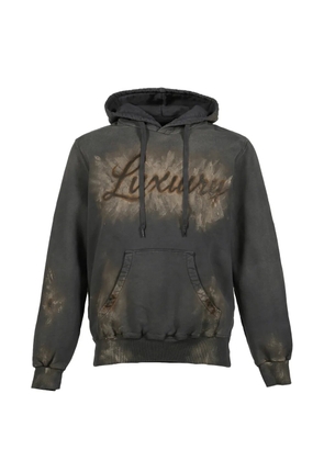 Doublet Luxuary Mud Paint hoodie - Black