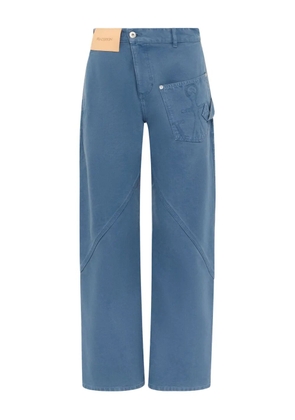 JW Anderson Twisted Workwear anchor trousers - Blue