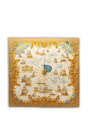 Hermès Pre-Owned Voiles de lumière silk scarf - Neutrals