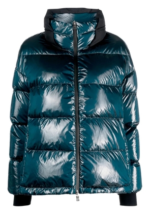 Herno high-neck padded jacket - Blue