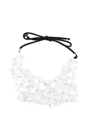 Maria Calderara beaded jewellery - Silver