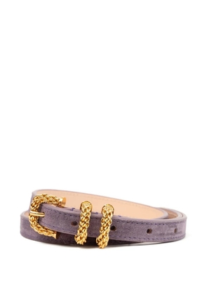 BY FAR Kat leather belt - Purple