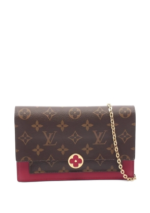 Louis Vuitton Pre-Owned 2020 Portefeuil Flore monogram shoulder bag - Brown
