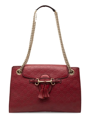Gucci Pre-Owned 2000-2015 Large Guccissima Emily shoulder bag - Red
