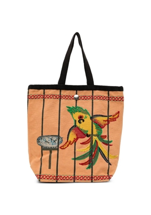 BODE small Cockatoo tote bag - Orange