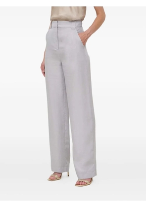 Patrizia Pepe embossed-detail trousers - Grey