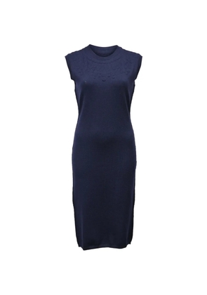 Lanvin Pre-Owned 2013 knitted midi dress - Blue