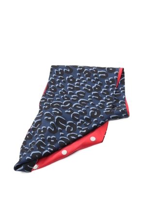 Louis Vuitton Pre-Owned silk scarf - Blue
