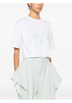 Balmain cropped-lenght T-shirt - White