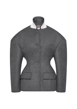 Thom Browne grey fitted jacket