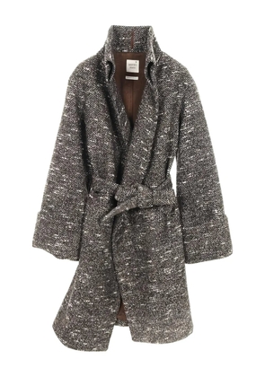 Hermès Pre-Owned 10s belted coat - Grey