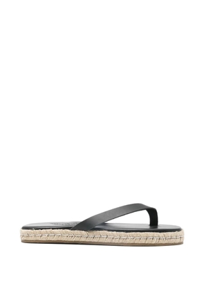 Ancient Greek Sandals espadrille solon sandals - Black