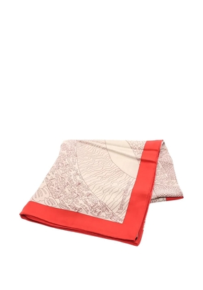 Hermès Pre-Owned 2010s Carrés Jean 140 scarf - Neutrals
