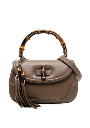 Gucci Pre-Owned 2016-2025 Medium Leather New Bamboo satchel - Brown
