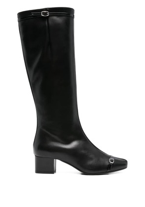 Carel Paris 40mm Starter leather boots - Black