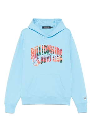 Billionaire Boys Club Tropical Island Fill Arch-logo Popover hoodie - Blue