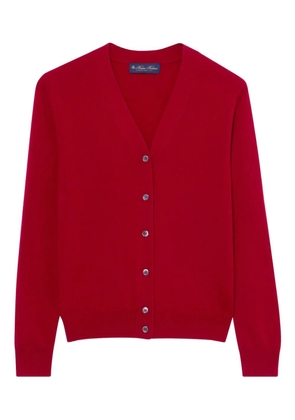 Brooks Brothers button-fastening cashmere cardigan - Red