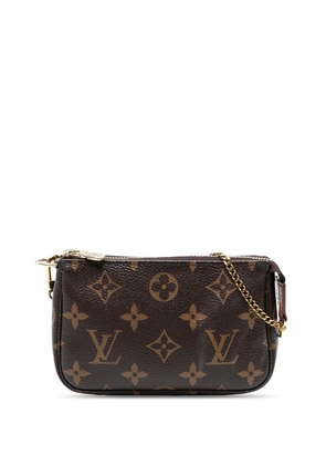 Louis Vuitton Pre-Owned 2019 Monogram Mini Pochette Accessoires handbag - Brown