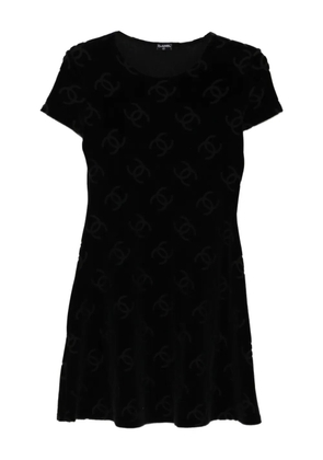 CHANEL Pre-Owned 1990-2000s short-sleeved dress - Black