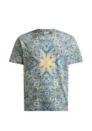 ETRO paisley-print T-shirt - Blue