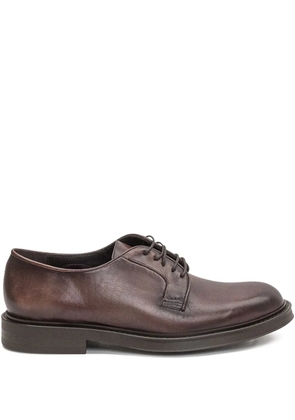 sturlini firenze leather lace-up derby shoes - Brown