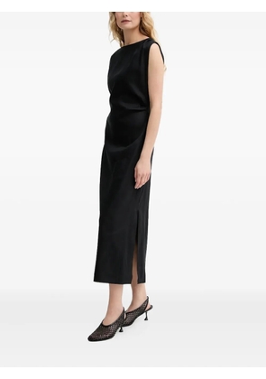 Marc O'Polo pleated midi dress - Black