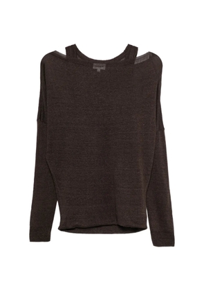 P.A.R.O.S.H. long-sleeve T-shirt - Brown