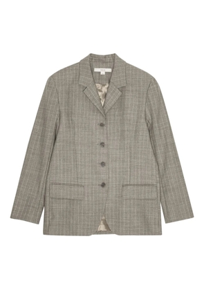 REMAIN pinstripe four-button blazer - Grey