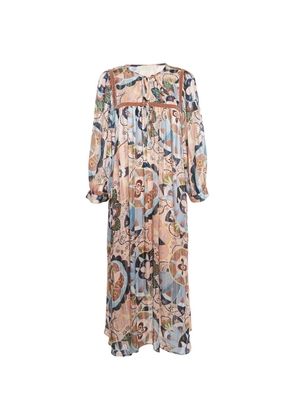 See by Chloé floral midi dress - Neutrals