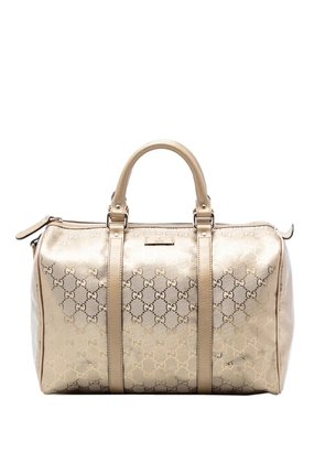 Gucci Pre-Owned 2016-2025 Medium GG Imprime Joy boston bag - Gold