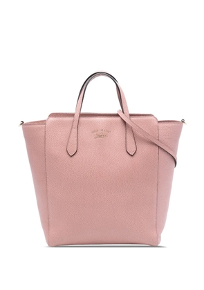 Gucci Pre-Owned 2016-2025 Leather Swing Convertible Tote satchel - Pink