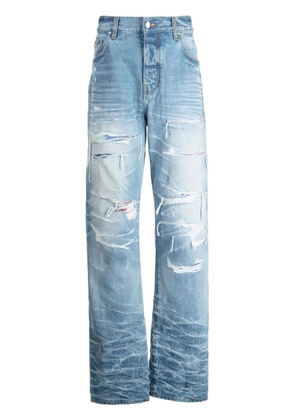 AMIRI distressed lose-fit jeans - Blue