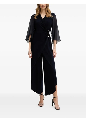 Joseph Ribkoff chiffon-sleeve embellished jumpsuit - Black