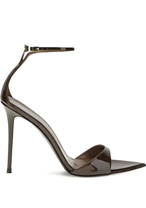 Giuseppe Zanotti 105mm pointed-toe ankle-strap sandals - Brown