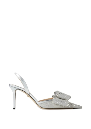 MACH & MACH Le Cadeau slingback pumps - Silver
